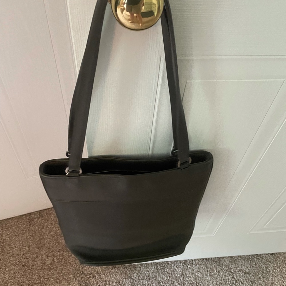 Coach tribecca 9098 grey vintage tote